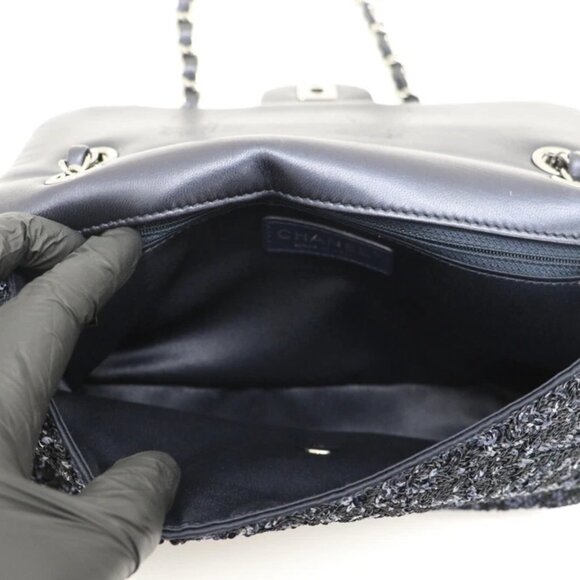 Chanel Timeless Blue Night Micro-Glitter Flap Bag 20464110 - Picture 10 of 15